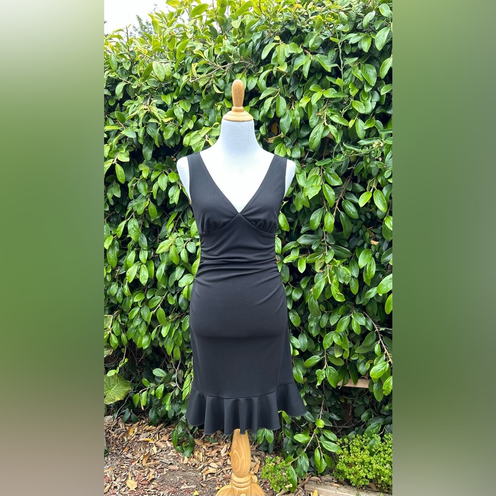 ABS Allen Schwartz Petites Small LBD y2k short sleeveless dress